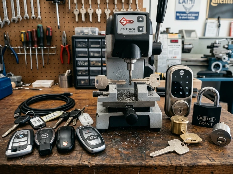Professional key cutting and duplication for every make and model.