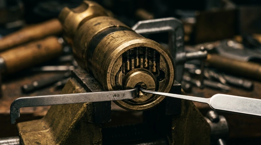 Non-destructive lock picking — no drilling, no damage to your door.